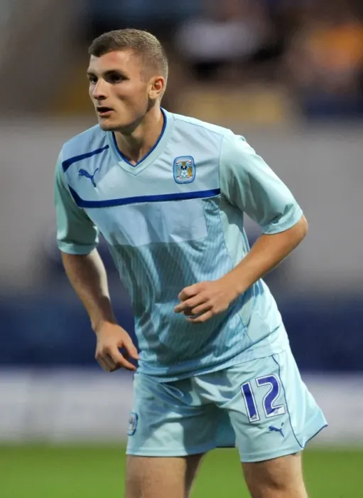 Framed Print : Friendly Encounter: Ben Maund of Coventry City at Mansfield Town's Field Mill (July 26, 2013) Framed Print : Friendly Encounter: Ben Maund of Coventry City at Mansfield Town's Field Mill (July 26, 2013)