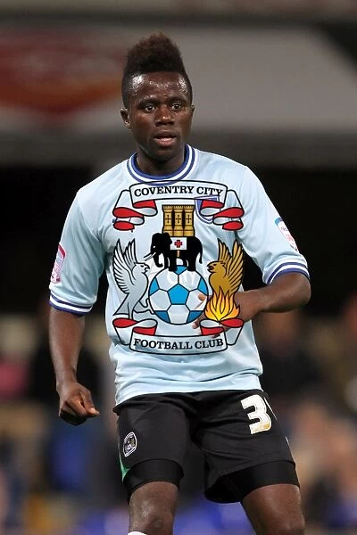 Gael Bigirimana in Action for Coventry City against Derby County in the Npower Championship at Ricoh Arena: A Flashback to His Debut vs. Ipswich Town (19-09-2011)
