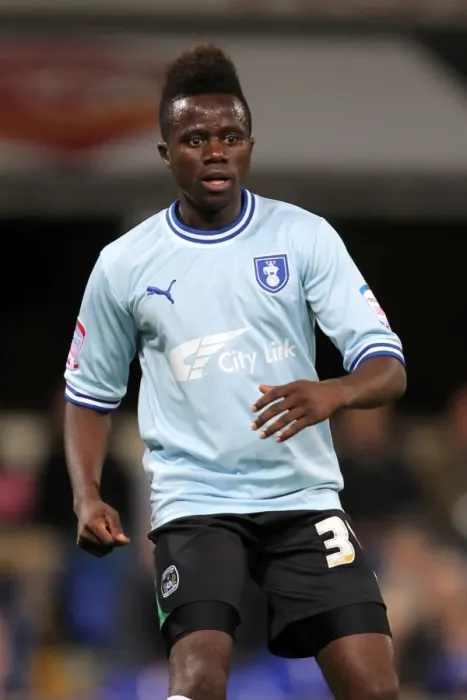Framed Print : Gael Bigirimana in Action for Coventry City against Derby County in the Npower Championship at Ricoh Arena: A Flashback to His Debut vs. Ipswich Town (19-09-2011) Framed Print : Gael Bigirimana in Action for Coventry City against Derby County in the Npower Championship at Ricoh Arena: A Flashback to His Debut vs. Ipswich Town (19-09-2011)