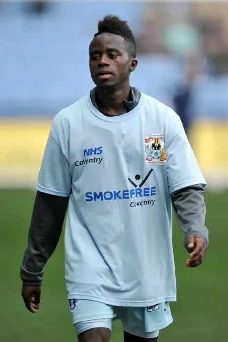 Framed Print : Gael Bigirimana in Action for Coventry City vs Brighton & Hove Albion, Npower Championship (2011)