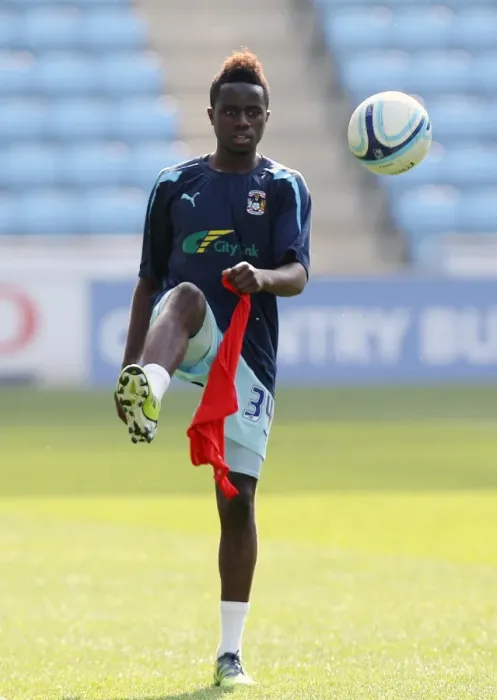 Framed Print : Gael Bigirimana in Action: Coventry City vs Portsmouth, Npower Championship (24-03-2012, Ricoh Arena) Framed Print : Gael Bigirimana in Action: Coventry City vs Portsmouth, Npower Championship (24-03-2012, Ricoh Arena)