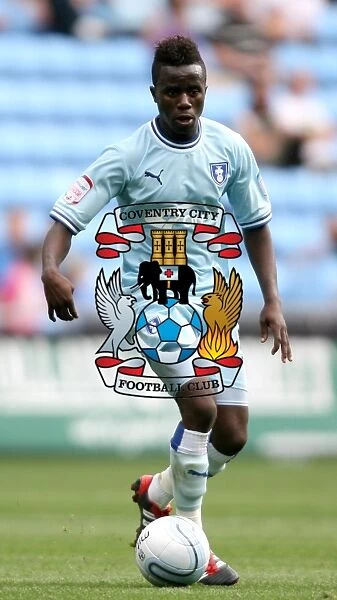 Gael Bigirimana in Action for Coventry City against Watford in Championship Match at Ricoh Arena (20-08-2011)