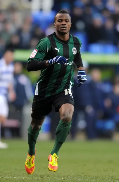 Framed Print : Game-Winning Goal: Alex Nimely Strikes for Coventry City at Madejski Stadium (February 11, 2012) Framed Print : Game-Winning Goal: Alex Nimely Strikes for Coventry City at Madejski Stadium (February 11, 2012)