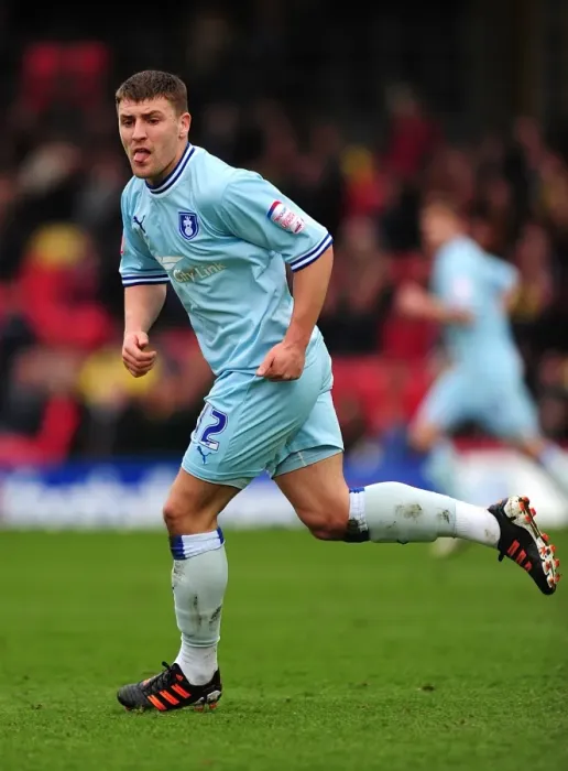 Framed Print : Gary Deegan in Action: Coventry City vs. Watford, Npower Championship (17-03-2012) Framed Print : Gary Deegan in Action: Coventry City vs. Watford, Npower Championship (17-03-2012)