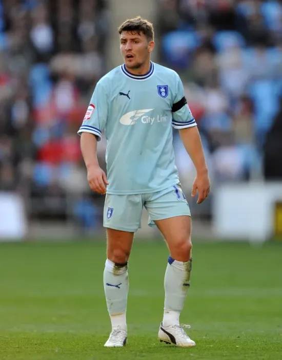 Framed Print : Gary Deegan in Action: Coventry City vs Nottingham Forest (October 15, 2011) - Ricoh Arena Framed Print : Gary Deegan in Action: Coventry City vs Nottingham Forest (October 15, 2011) - Ricoh Arena