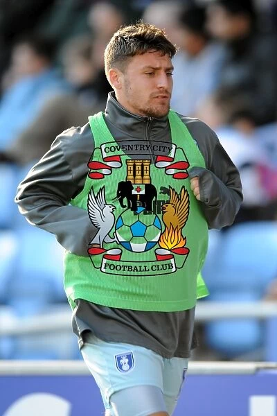 Gary Deegan of Coventry City FC in Action Against Burnley in the Npower Championship at Ricoh Arena (22-10-2011)