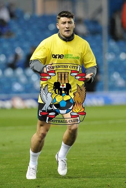 Gary Deegan of Coventry City in Pre-Match Warm-Up at Elland Road before Leeds United Championship Clash (October 18, 2011)