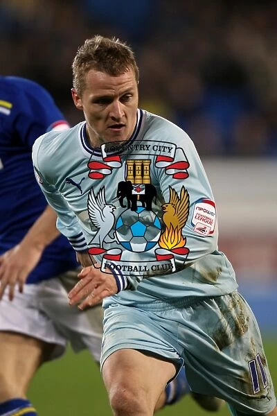 Gary McSheffrey in Action for Coventry City against Cardiff City (21-03-2012)