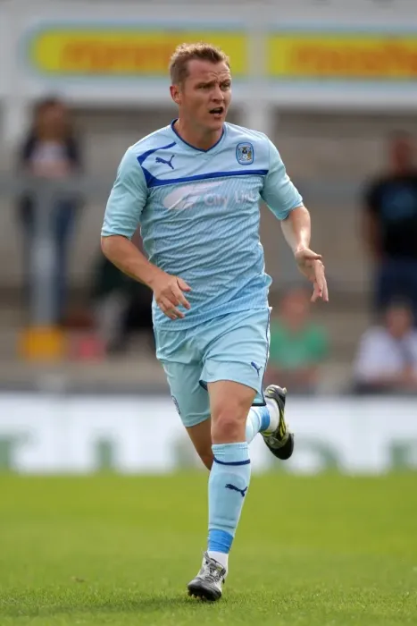 Framed Print : Gary McSheffrey in Action: Coventry City vs. Bristol Rovers - Pre-Season Friendly