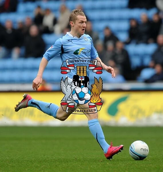 Gary McSheffrey of Coventry City vs. Queens Park Rangers in Npower Championship Match at Ricoh Arena (28-12-2010)