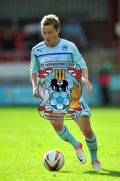 Gary McSheffrey Leads Coventry City in Npower League One Clash Against Crewe Alexandra at Gresty Road (01-09-2012)