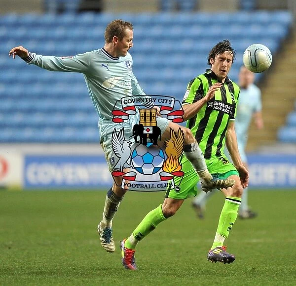Gary McSheffrey Outpowers Will Buckley: Coventry City vs Brighton & Hove Albion (Npower Championship)