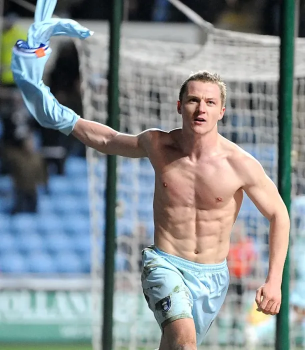 Framed Print : Gary McSheffrey's Double: Coventry City's Thrilling 2-1 Victory Over Leeds United (February 14, 2012, Ricoh Arena)