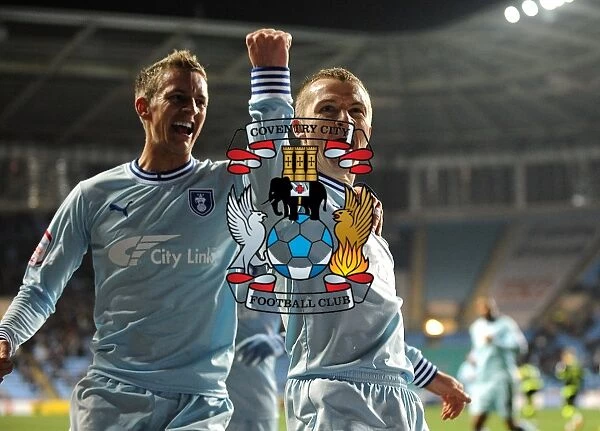 Gary McSheffrey's Thrilling Goal Celebration: Coventry City vs Leeds United (Npower Championship, 14-02-2012)