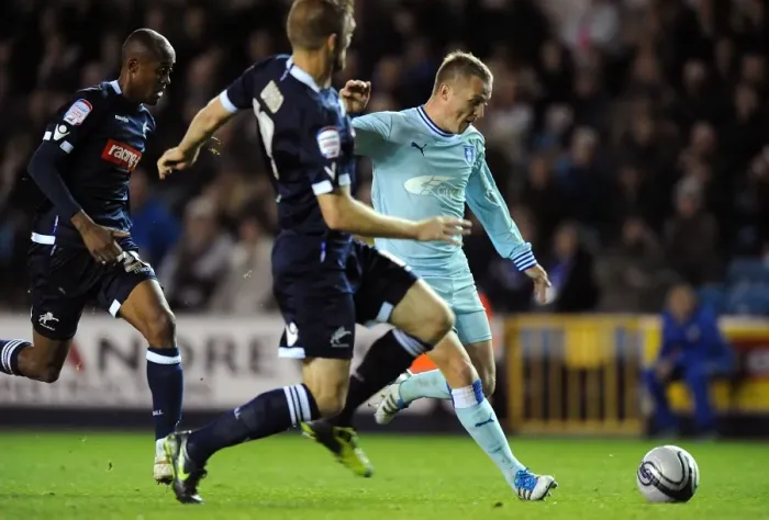 Framed Print : Gary McSheffrey's Thrilling Performance: Coventry City vs Millwall, Npower Championship 2011
