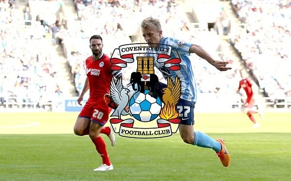 George Thomas in Action: Coventry City vs. Wigan Athletic, Sky Bet League One, Ricoh Arena