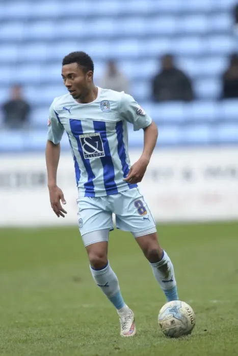 Framed Print : Grant Ward in Action: Coventry City vs Doncaster Rovers, Sky Bet League One Framed Print : Grant Ward in Action: Coventry City vs Doncaster Rovers, Sky Bet League One