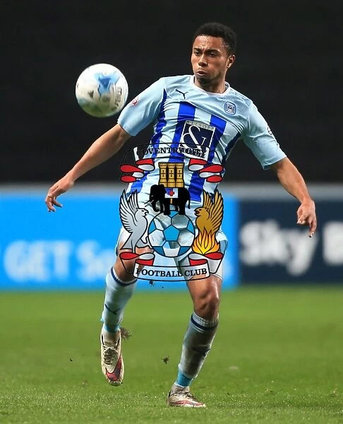 Grant Ward in Action: Coventry City vs Leyton Orient - Sky Bet League One at Ricoh Arena