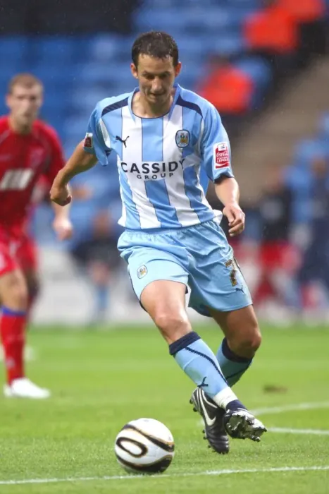 Framed Print : Guillaume Beuzelin in Action: Coventry City vs Aldershot Town in Carling Cup Round 1 at Ricoh Arena Framed Print : Guillaume Beuzelin in Action: Coventry City vs Aldershot Town in Carling Cup Round 1 at Ricoh Arena