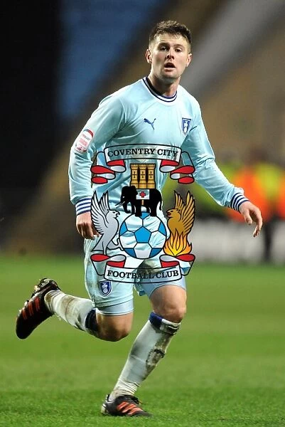 Heart of Passion: Oliver Norwood's Determined Performance for Coventry City Against Leeds United, Npower Championship, February 14, 2012 (Ricoh Arena)