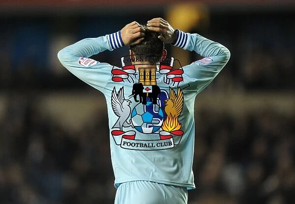 Heartbreaking Moment: Lukas Jutkiewicz's Disappointment After Coventry City's Defeat Against Millwall (Npower Championship, 01-11-2011)