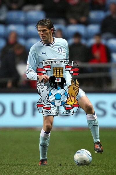 Hermann Hreidarsson in Action for Coventry City vs Middlesbrough at Ricoh Arena (21-01-2012)
