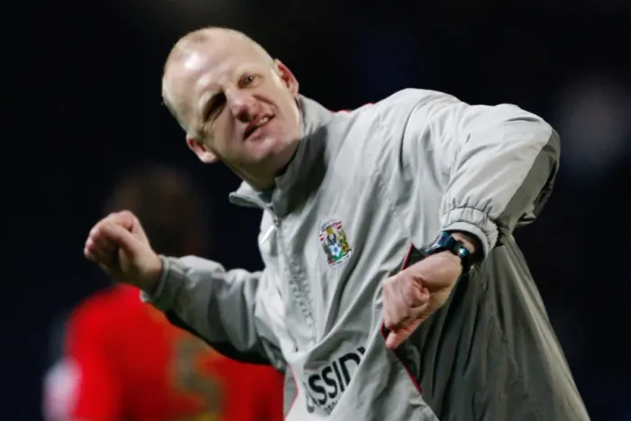 Framed Print : Iain Dowie Leads Coventry City in FA Cup Third Round Clash against Blackburn Rovers at Ewood Park (05-01-2008) Framed Print : Iain Dowie Leads Coventry City in FA Cup Third Round Clash against Blackburn Rovers at Ewood Park (05-01-2008)