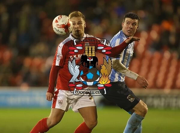 Intense Battle for Possession: Harry Chapman vs Chris Stokes in Sky Bet League One Clash (Barnsley vs Coventry City)