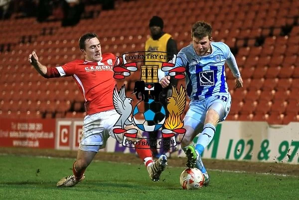 Intense Rivalry: A Battle for Possession - Barnsley vs Coventry City in Sky Bet League One