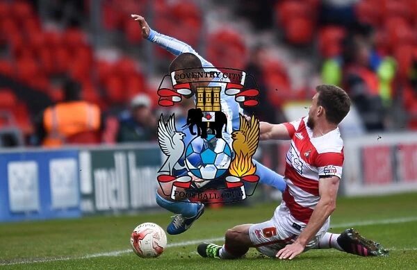 Intense Rivalry: Butler vs. Tudgay Clash at Keepmoat Stadium (Doncaster Rovers vs. Coventry City, Sky Bet League One, 2015-16)