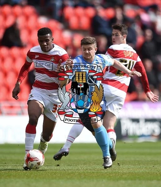 Intense Rivalry: Calder vs. Phillips Clash in Sky Bet League One's Doncaster Rovers vs. Coventry City (2015-16)