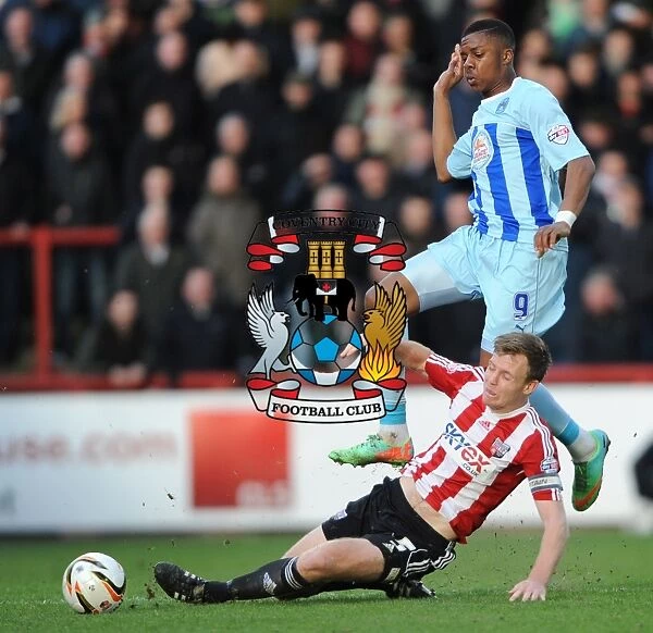 Intense Rivalry: Chuba Akpom vs. Tony Craig - Coventry City vs. Brentford, Sky Bet League One (22-03-2014)