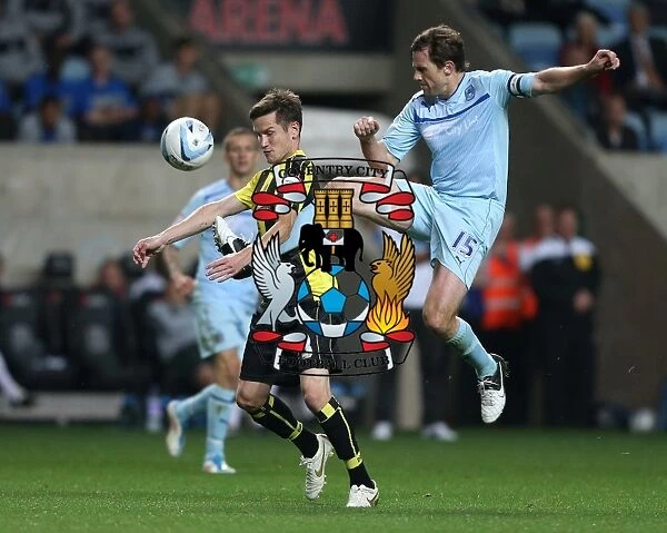 Intense Rivalry: Coventry City vs Burton Albion in the Johnstones Paint Trophy at Ricoh Arena
