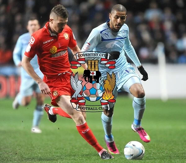 Intense Rivalry: Coventry City vs Crewe Alexandra in the Johnstones Paint Trophy Northern Final at Ricoh Arena