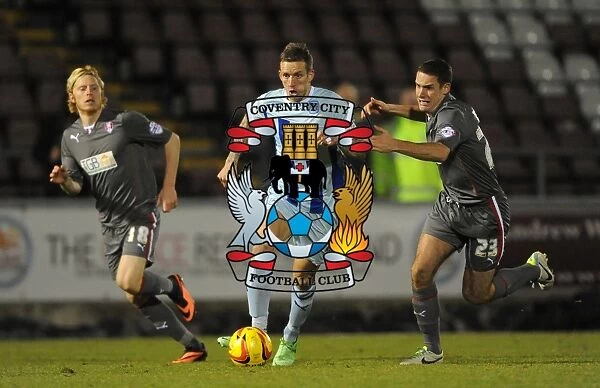 Intense Rivalry: Coventry City vs Rotherham United - A Battle for Possession