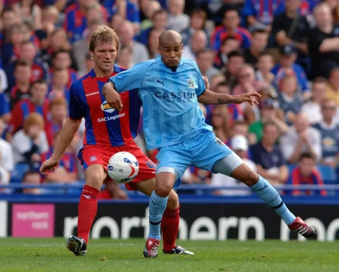 Framed Print : Intense Rivalry: Darren Ward and Leon McKenzie's Clash at Selhurst Park (Coca-Cola Championship, 2006) Framed Print : Intense Rivalry: Darren Ward and Leon McKenzie's Clash at Selhurst Park (Coca-Cola Championship, 2006)