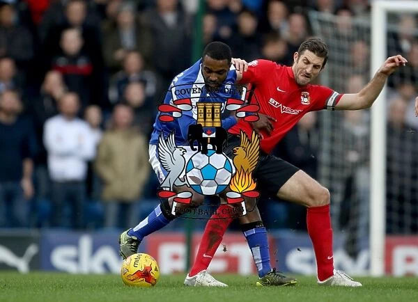 Intense Rivalry: Sam Ricketts vs Sylvan Ebanks-Blake in Coventry City's League One Clash at Chesterfield