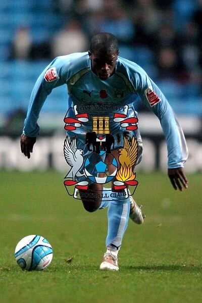 Isaac Osbourne in Action: Coventry City vs. West Bromwich Albion - Championship Match at Ricoh Arena (12-11-2007)