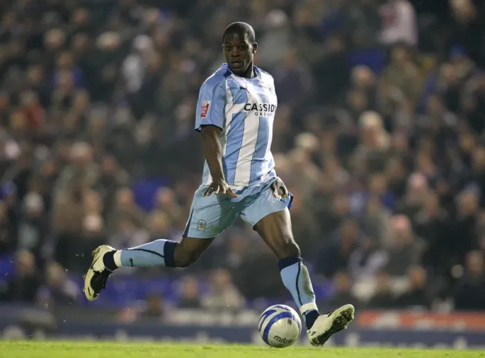 Framed Print : Isaac Osbourne in Action: Coventry City vs. Birmingham City, Championship Football Match at St. Andrews Stadium (03-11-2008) Framed Print : Isaac Osbourne in Action: Coventry City vs. Birmingham City, Championship Football Match at St. Andrews Stadium (03-11-2008)