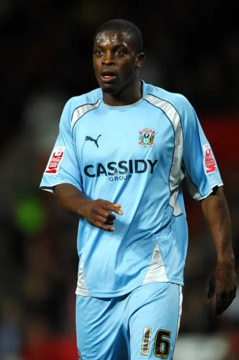 Framed Print : Isaac Osbourne at Old Trafford: Coventry City's Defender Faces Manchester United in Carling Cup Third Round (September 26, 2007) Framed Print : Isaac Osbourne at Old Trafford: Coventry City's Defender Faces Manchester United in Carling Cup Third Round (September 26, 2007)