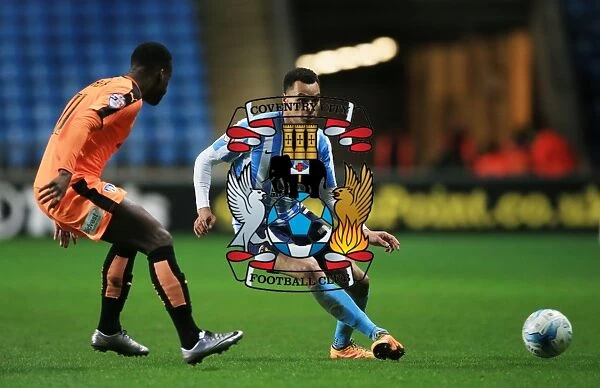 Jacob Murphy in Action: Coventry City vs Colchester United, Sky Bet League One at Ricoh Arena