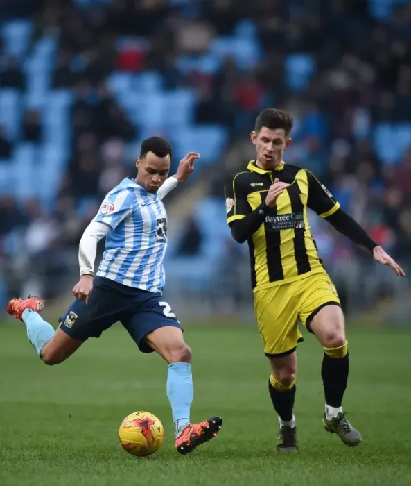 Framed Print : Jacob Murphy vs Calum Butcher: Intense Rivalry in Coventry City vs Burton Albion Sky Bet League One Clash at Ricoh Arena Framed Print : Jacob Murphy vs Calum Butcher: Intense Rivalry in Coventry City vs Burton Albion Sky Bet League One Clash at Ricoh Arena