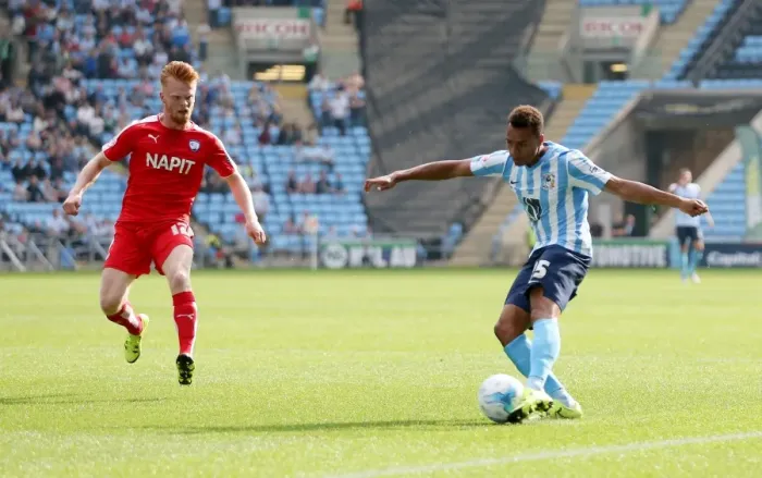 Framed Print : Jacob Murphy's Stunning Goal: Coventry City vs Chesterfield in Sky Bet League One Framed Print : Jacob Murphy's Stunning Goal: Coventry City vs Chesterfield in Sky Bet League One
