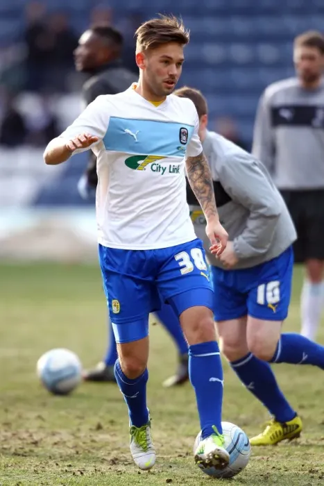 Framed Print : James Bailey vs Preston North End: Coventry City's Midfielder Faces Off in Npower League One Clash at Deepdale (26-01-2013) Framed Print : James Bailey vs Preston North End: Coventry City's Midfielder Faces Off in Npower League One Clash at Deepdale (26-01-2013)