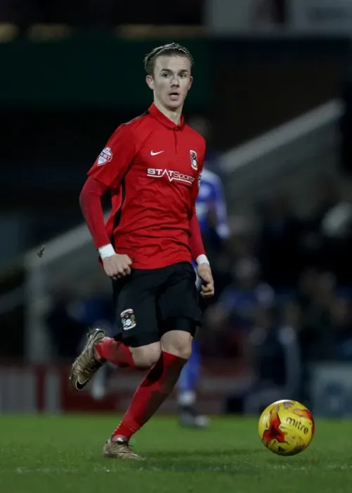 Framed Print : James Maddison: Coventry City Star Shines in Sky Bet League One Clash vs Chesterfield
