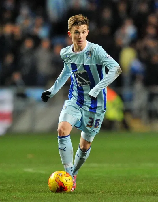 Framed Print : James Maddison's Star Performance: Coventry City vs Fleetwood Town, Sky Bet League One at Ricoh Arena