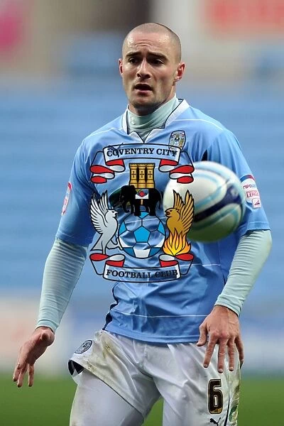 James McPake of Coventry City vs Burnley in the Npower Championship at Ricoh Arena (20-11-2010)