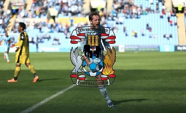 Jim O'Brien Scores First Goal for Coventry City in Sky Bet League One Match Against Colchester United at Ricoh Arena