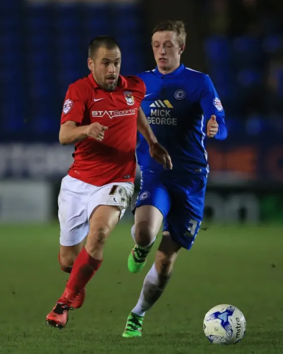 Framed Print : Joe Cole in Action: Coventry City vs. Peterborough United, Sky Bet League One (2015-16) Framed Print : Joe Cole in Action: Coventry City vs. Peterborough United, Sky Bet League One (2015-16)