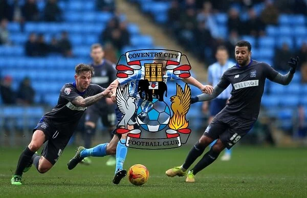 Joe Cole Battles Past Bury Defenders in Coventry City's League One Clash